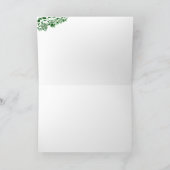 メリークリスマス！ 猫と犬のサンタクロース カード (内部)