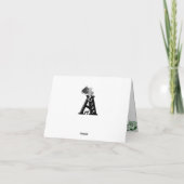 メリークリスマス！ 猫と犬のサンタクロース カード (裏面)