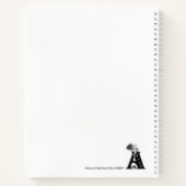 メリークリスマス！猫と犬の雪だるま ノートブック (裏面)