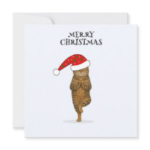 メリークリスマス 猫のヨガ