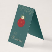 メリークリスマス、白いポインセチアの赤い電球 (正面)