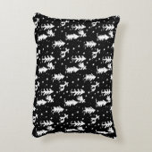 メリークリスマス!白黒アクセント枕 アクセントクッション (裏面(縦))