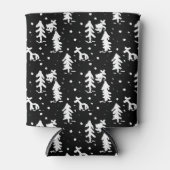 メリークリスマス!白黒クーラーボックス 缶クーラー (正面)