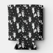 メリークリスマス!白黒クーラーボックス 缶クーラー (裏面)