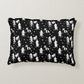 メリークリスマス!白黒 アクセントクッション (裏面)