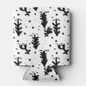 メリークリスマス!白黒 缶クーラー (裏面)