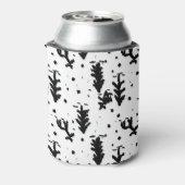 メリークリスマス!白黒 缶クーラー (缶裏面)