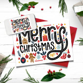 メリークリスマス |祝日のグリーティングカード シーズンカード