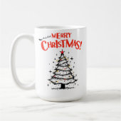 🎄 メリークリスマス | 祝祭の休日 コーヒーマグカップ (左)