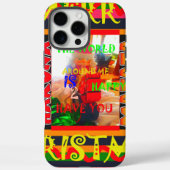 メリークリスマス 私の周りの世界は幸せに満ちている Case-Mate iPhoneケース (裏面)