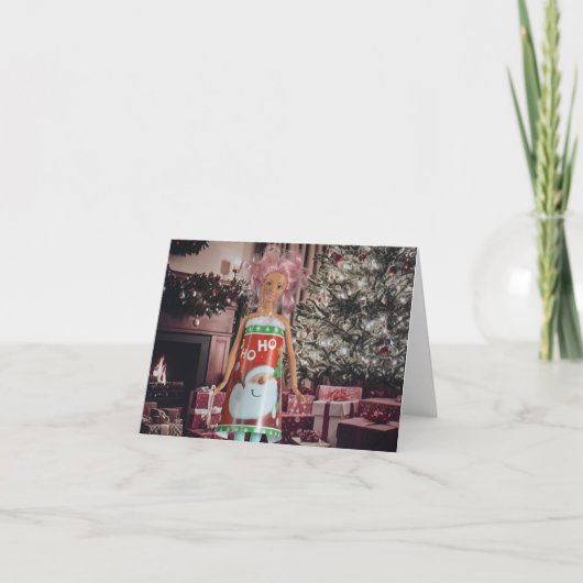 メリークリスマス.空白のクリスマスカード カード (正面)