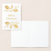 メリークリスマス 箔カード (ディスプレー)