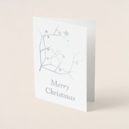メリークリスマス 箔カード