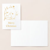 メリークリスマス 箔カード (ディスプレー)