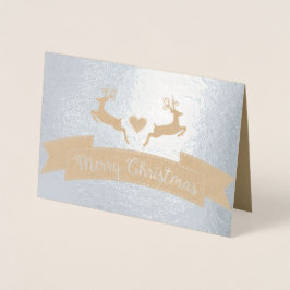 メリークリスマス 箔カード