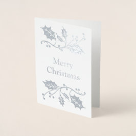 メリークリスマス 箔カード