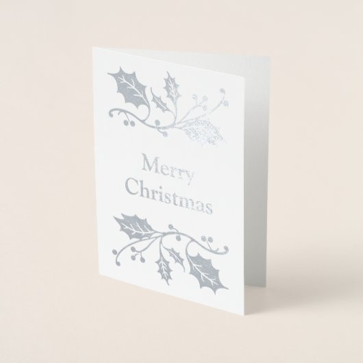 メリークリスマス 箔カード (正面)
