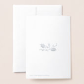 メリークリスマス 箔カード (裏面封筒付き)