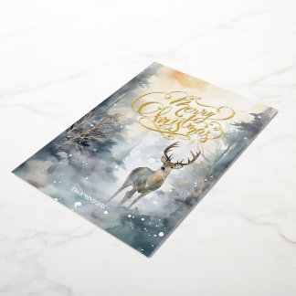 メリークリスマス 箔シーズンカード