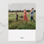 メリークリスマス 箔シーズンカード (裏面)