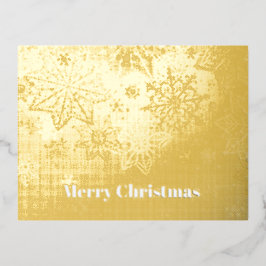 "メリークリスマス" 箔シーズンポストカード