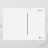 "メリークリスマス" 箔シーズンポストカード (裏面)