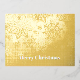 "メリークリスマス" 箔シーズンポストカード