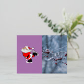 メリークリスマス 箔シーズンポストカード (立ち正面)