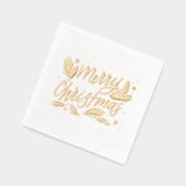 メリークリスマス 箔ナプキン (左)