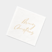 メリークリスマス 箔ナプキン (左)