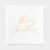 メリークリスマス 箔ナプキン (正面)