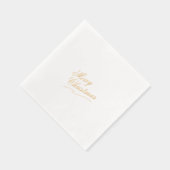 メリークリスマス 箔ナプキン (右)