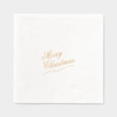 メリークリスマス 箔ナプキン (正面)