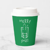 メリークリスマス 紙コップ (裏面)