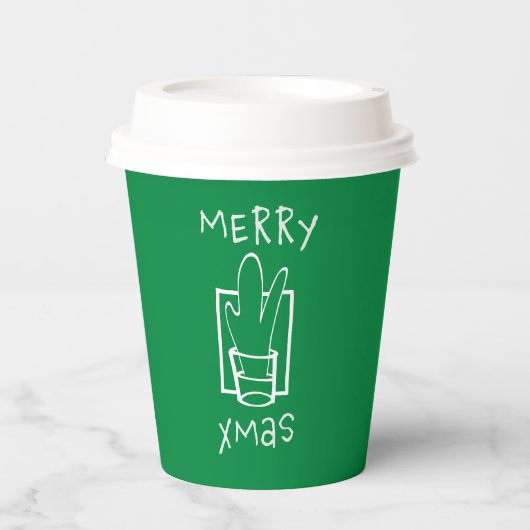 メリークリスマス 紙コップ (正面)