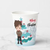 メリークリスマス 紙コップ (裏面)