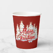 メリークリスマス  紙コップ (裏面)