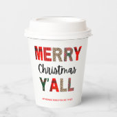 メリークリスマス 紙コップ (正面)
