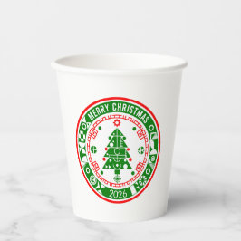 メリークリスマス 紙コップ