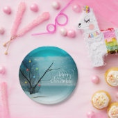 メリークリスマス-紙皿7つ ペーパープレート (パーティー)