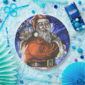 "メリークリスマス"、紙皿9" x 9" ペーパープレート (パーティー)