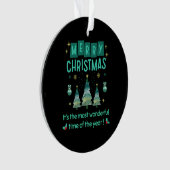 メリークリスマス – 素敵な季節 オーナメント (正面)
