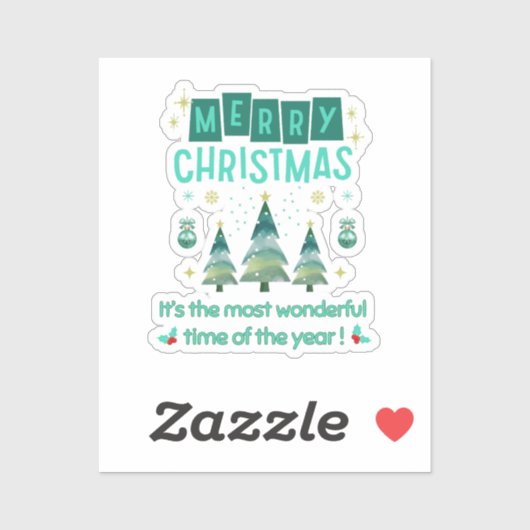 メリークリスマス – 素敵な季節 シール (シート)