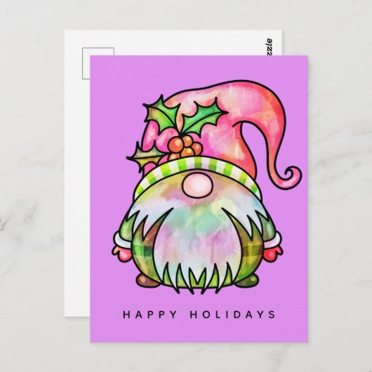 メリークリスマス |絞り染め格言はがき ポストカード (正面/裏面)