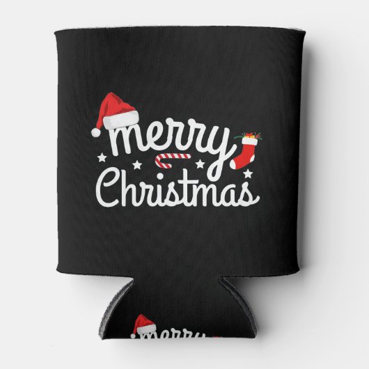 メリークリスマス   缶クーラー (正面)