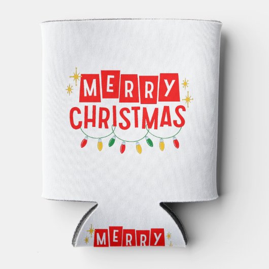 メリークリスマス 缶クーラー (正面)