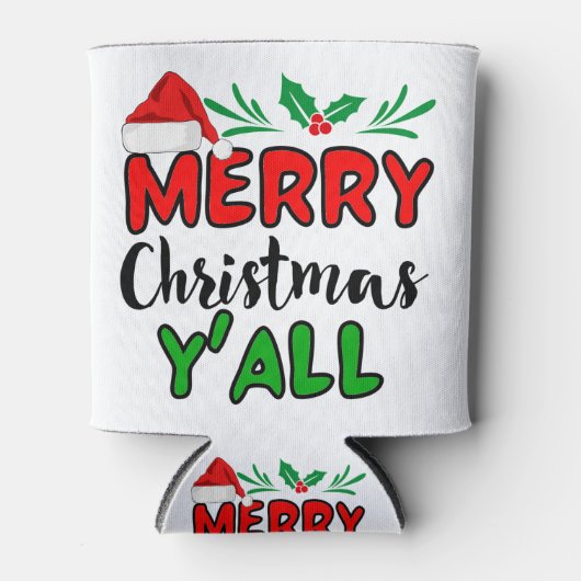 メリークリスマス 缶クーラー (正面)