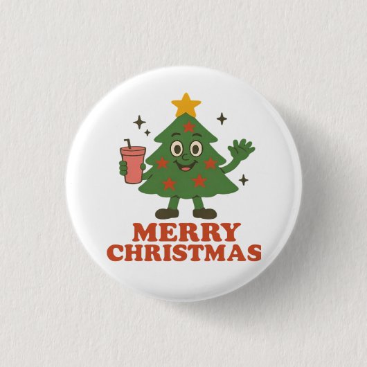 メリークリスマス 缶バッジ (正面)