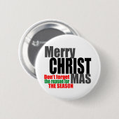 メリークリスマス 缶バッジ (正面&裏面)