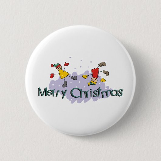 メリークリスマス 缶バッジ (正面)